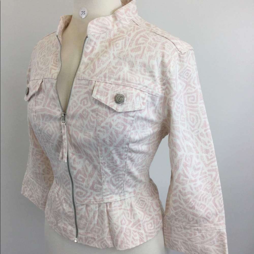 Ruby Red Multi Color Jacket {B-35} - image 2